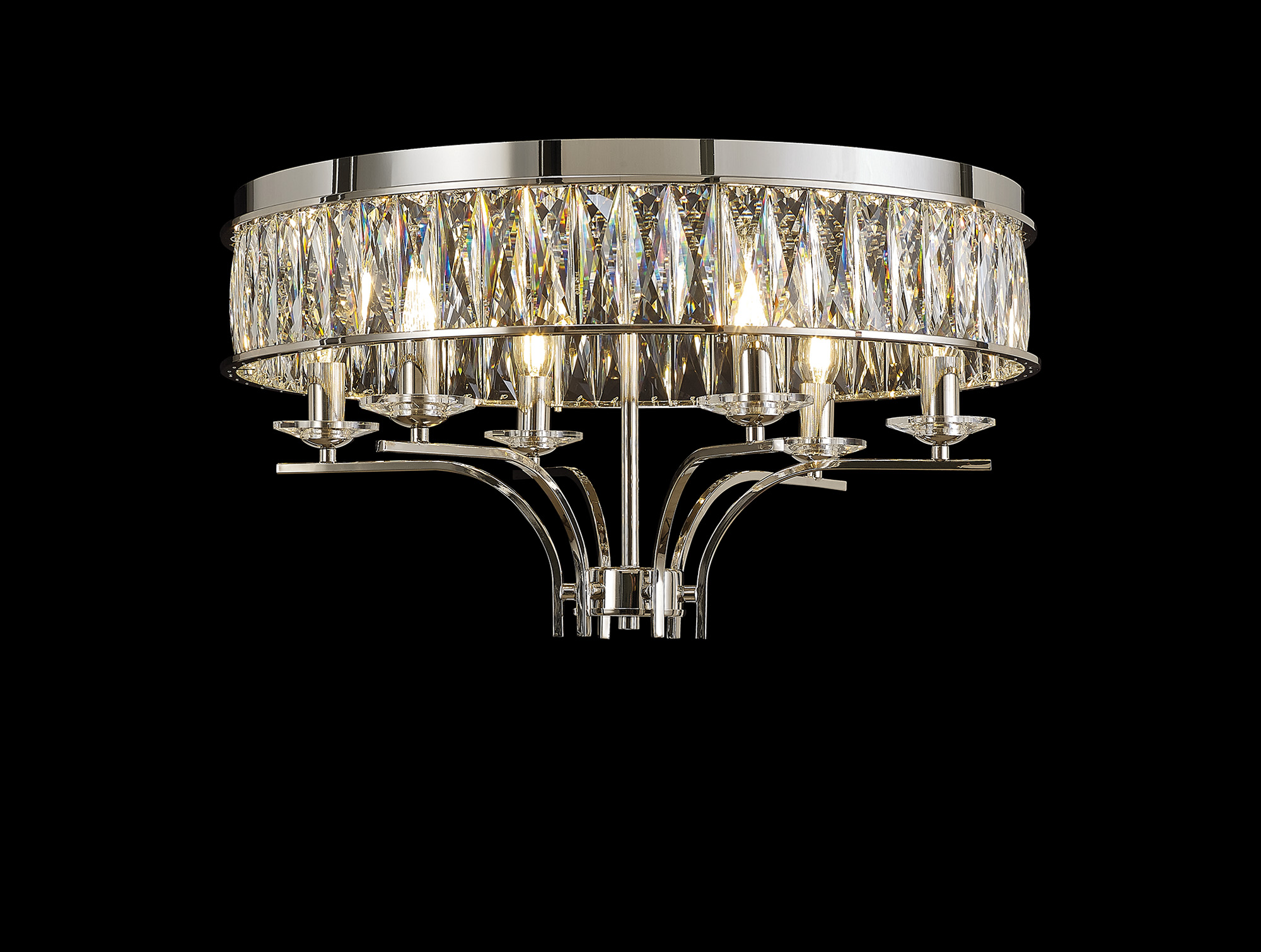 IL31830  Vivienne Crystal Ceiling 6 Light